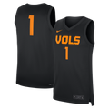 Black Tennessee Volunteers #1 Replica Basketball Jersey