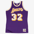 Los Angeles Lakers Swingman Jersey Road Magic Johnson 1984-85