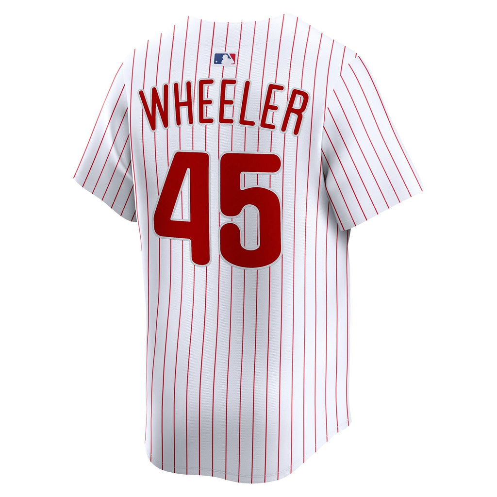 Philadelphia Phillies Zack Wheeler White Home Limited Player Baseball Jersey
