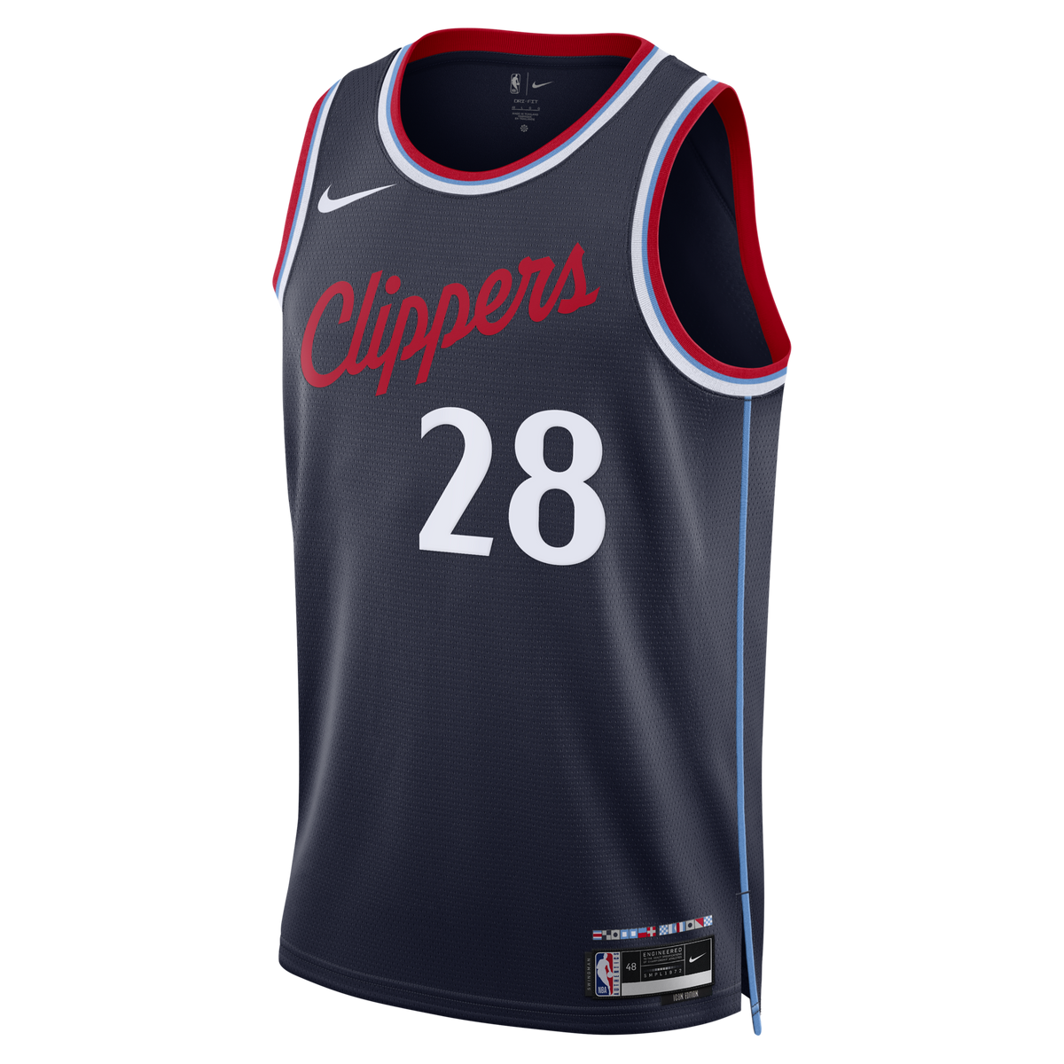 Los Angeles Clippers Replica Icon Edition Swingman Jersey - Navy - Rui Hachimura