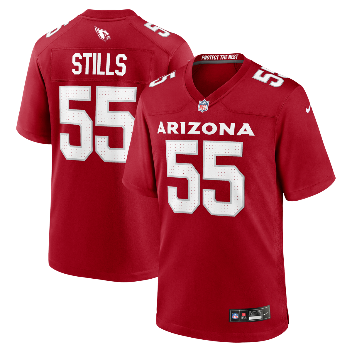 Arizona Cardinals Dante Stills Cardinal Team Game Football Jersey