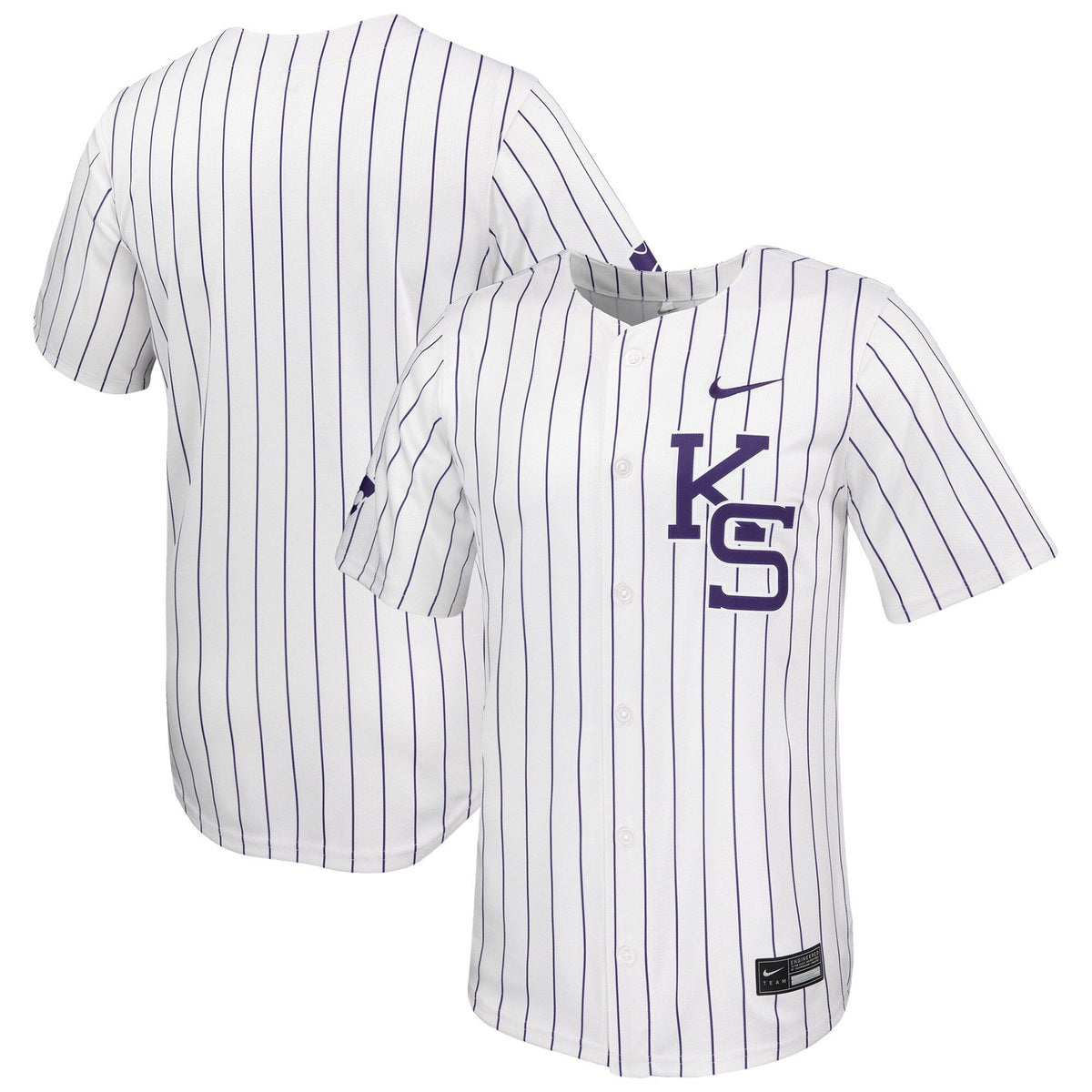 White Kansas State Wildcats Limited Baseball Jersey