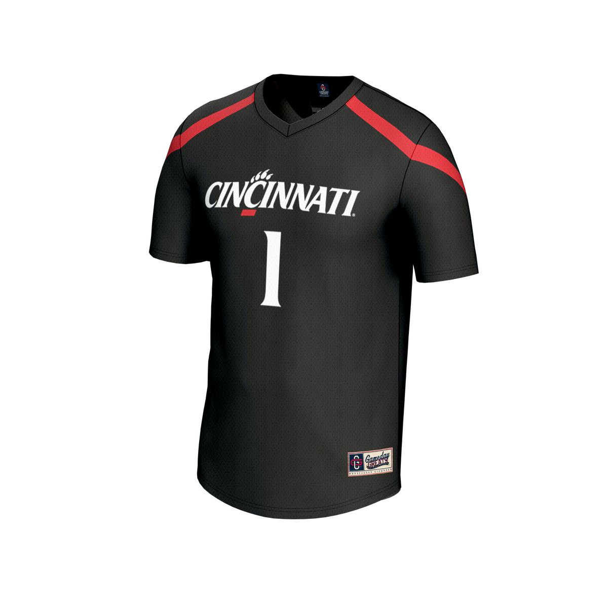 #1 Cincinnati Bearcats Lacrosse Fashion Jersey - Black