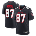 Houston Texans Foster Moreau Navy Team Game Football Jersey