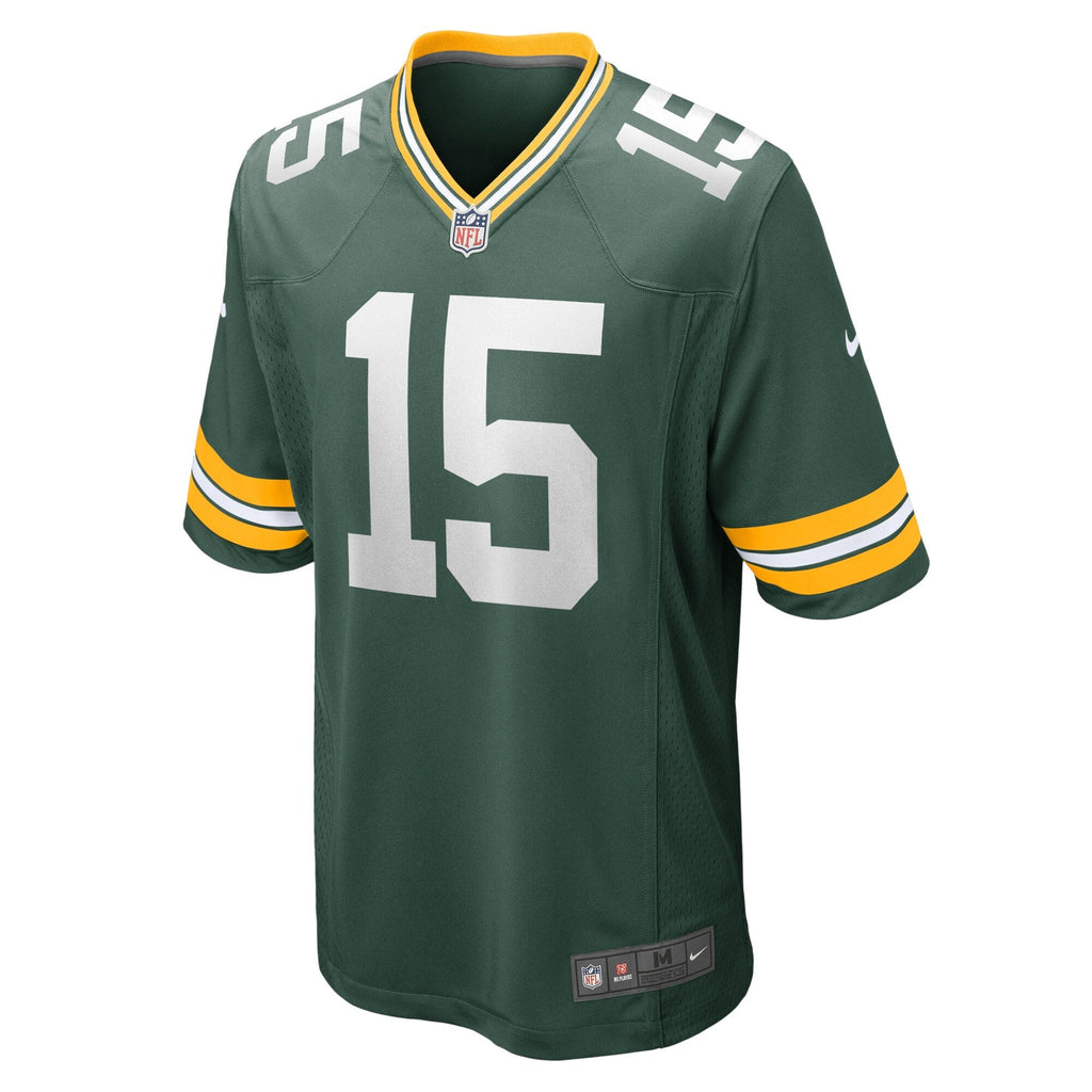 Green Bay Packers Bart Starr Green Retired Player Game Football Jersey
