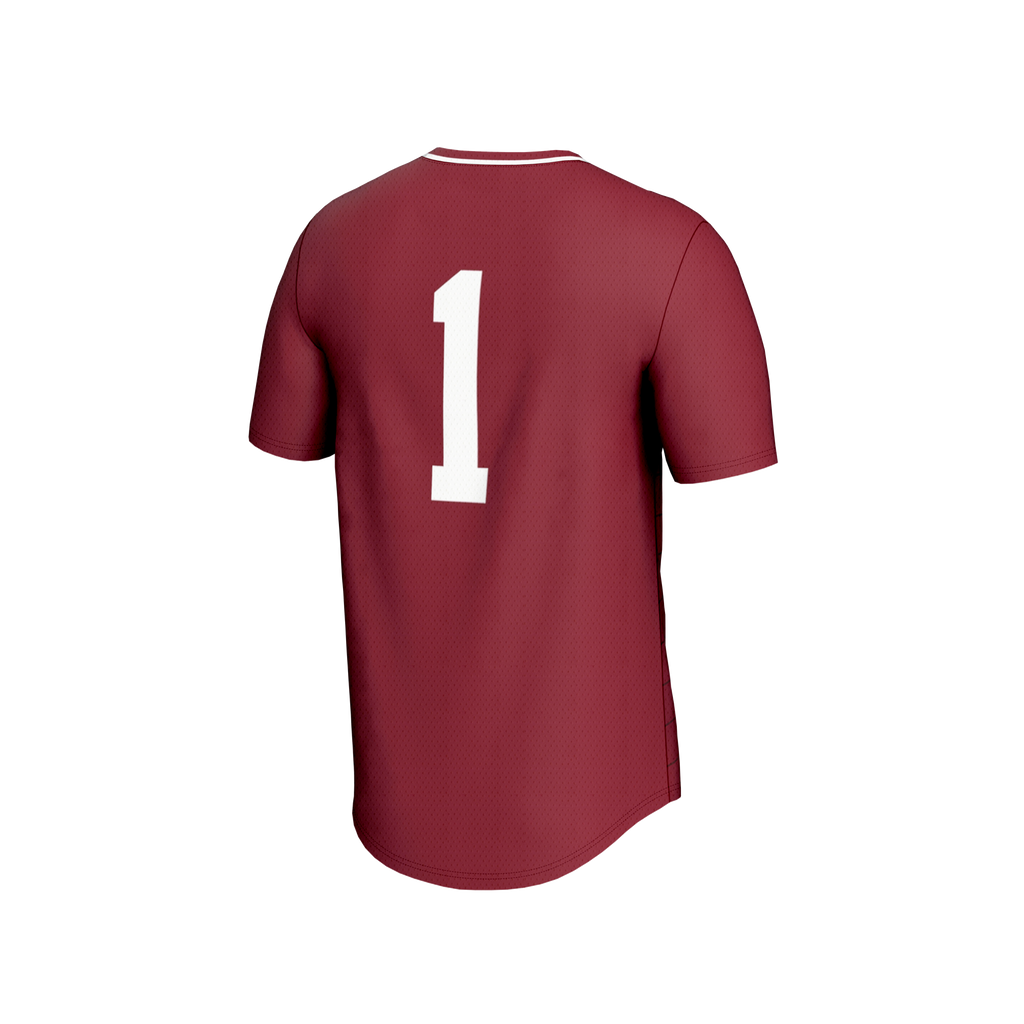 #1 Maroon Santa Clara Broncos Lightweight Soccer Fashion Jersey