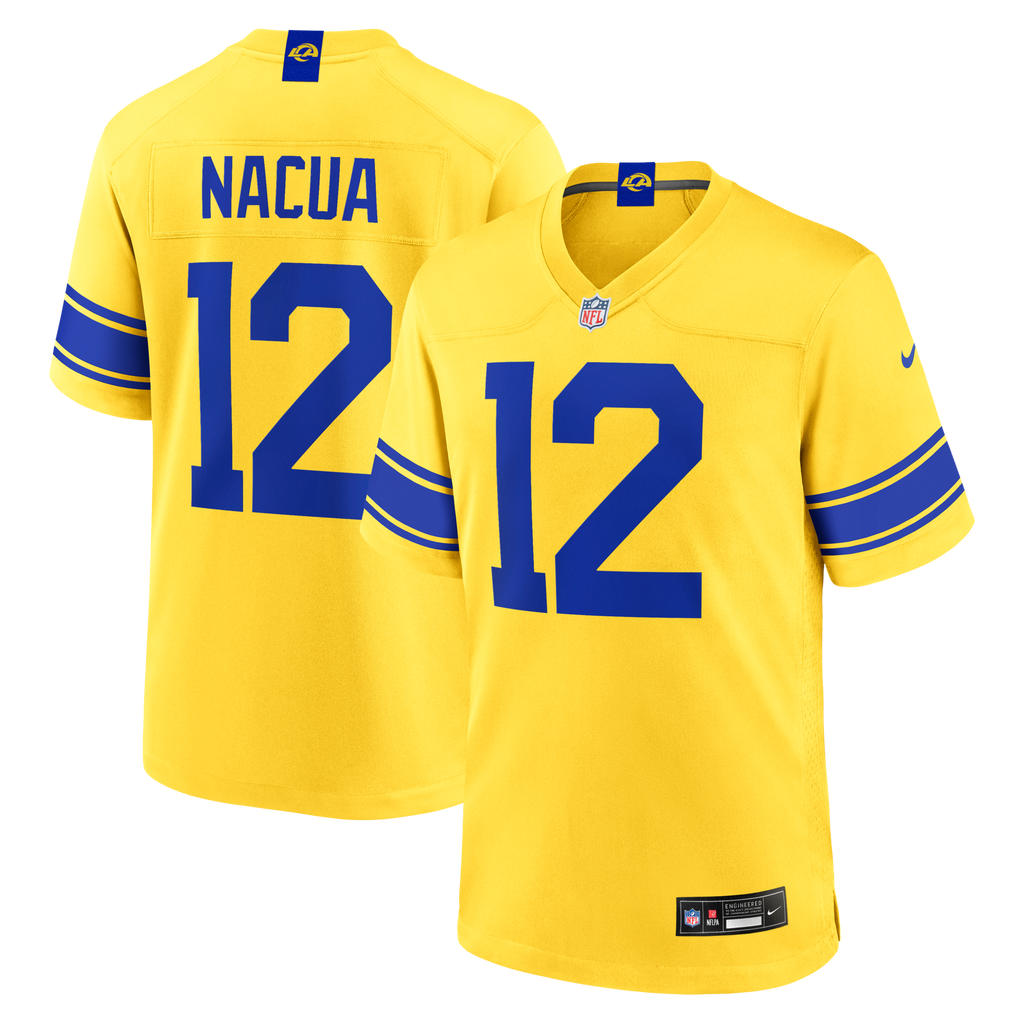 Los Angeles Rams Puka Nacua Classic Sol Game Football Jersey