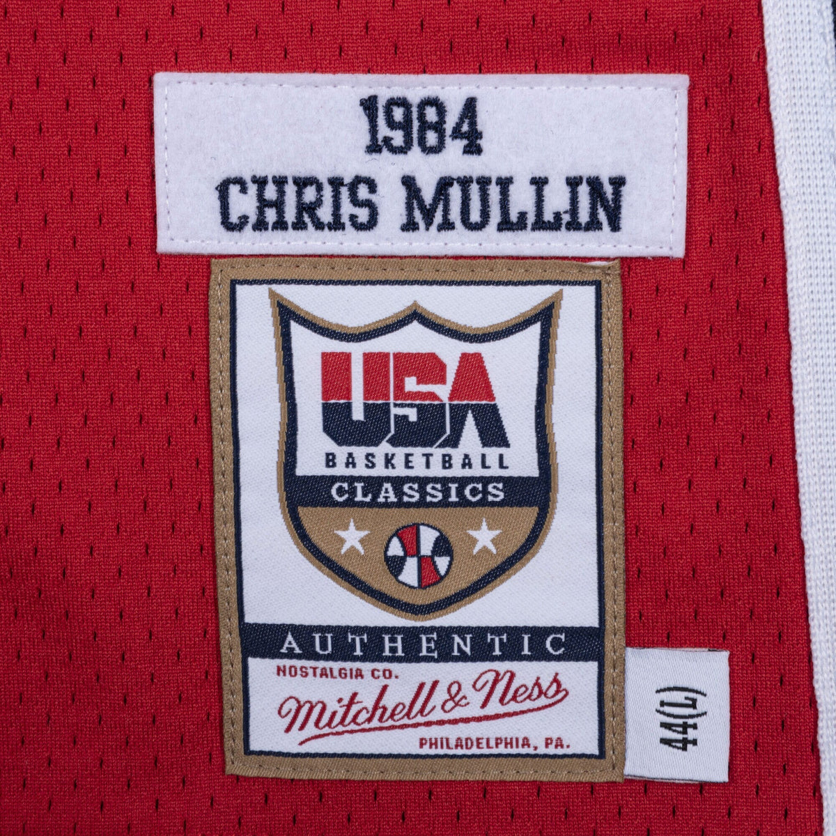 USA Basketball Jersey Chris Mullin 1984