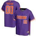 Clemson Tigers NIL Pick-A-Player Lightweight Baseball Jersey - Purple