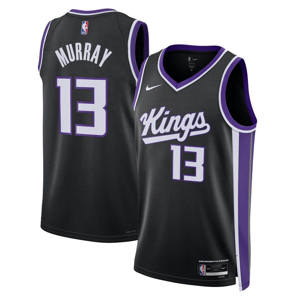 Sacramento Kings Icon Edition Swingman Jersey - Black - Keegan Murray
