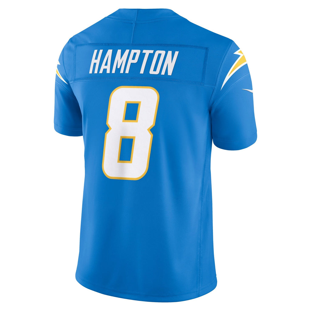 Los Angeles Chargers Omarion Hampton Powder Blue Team Vapor F.U.S.E. Stitched Limited Football Jersey