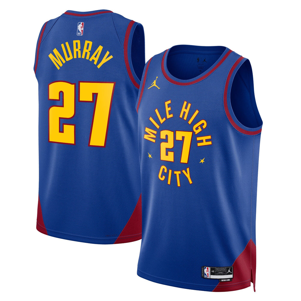 Denver Nuggets Statement Edition Swingman Jersey - Blue - Jamal Murray