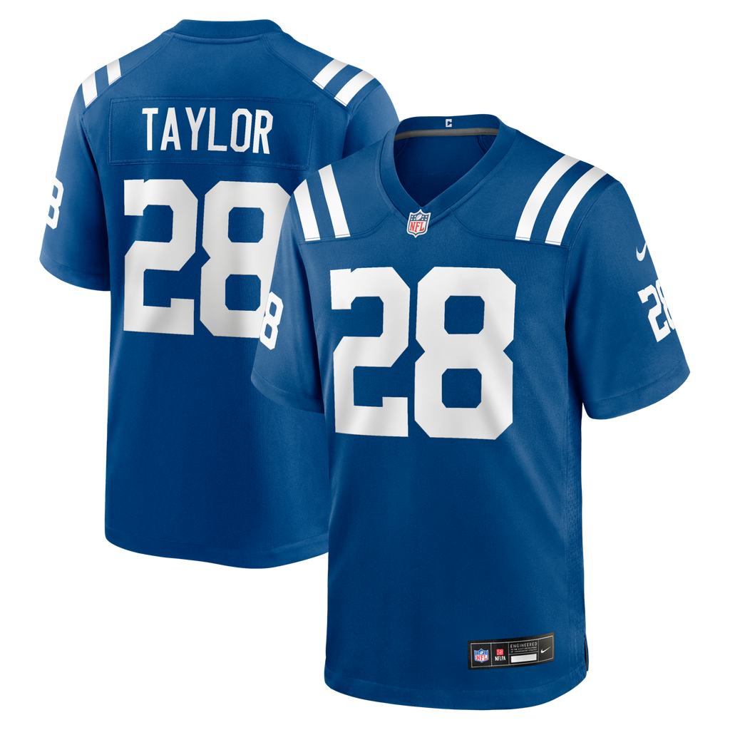 Indianapolis Colts Jonathan Taylor Royal Player Game Football Jersey