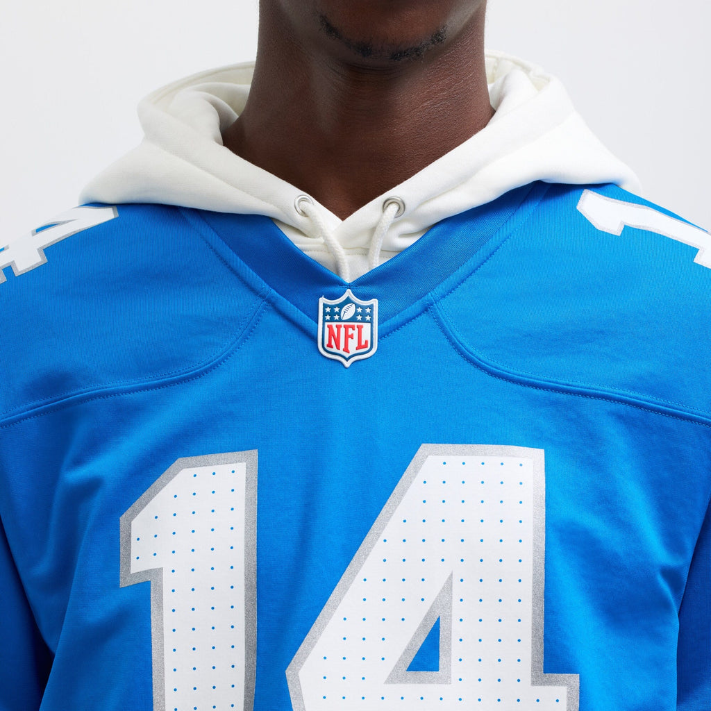 Detroit Lions Amon-Ra St. Brown Blue Game Football Jersey