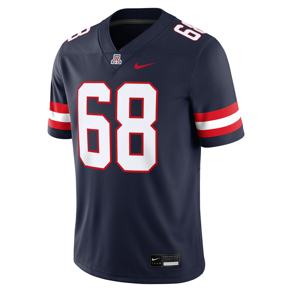 Tedy Bruschi Navy Arizona Wildcats Home Game Jersey