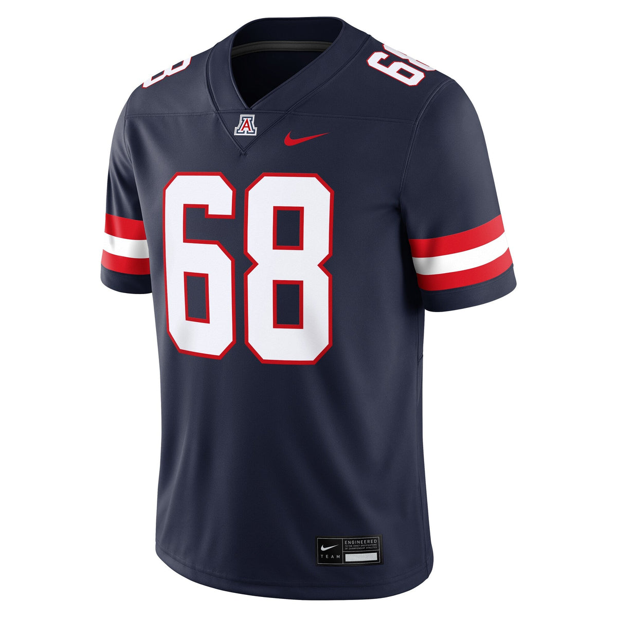 Tedy Bruschi Navy Arizona Wildcats Home Game Jersey