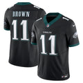 Philadelphia Eagles A.J. Brown Black Alternate Vapor F.U.S.E. Limited Football Jersey