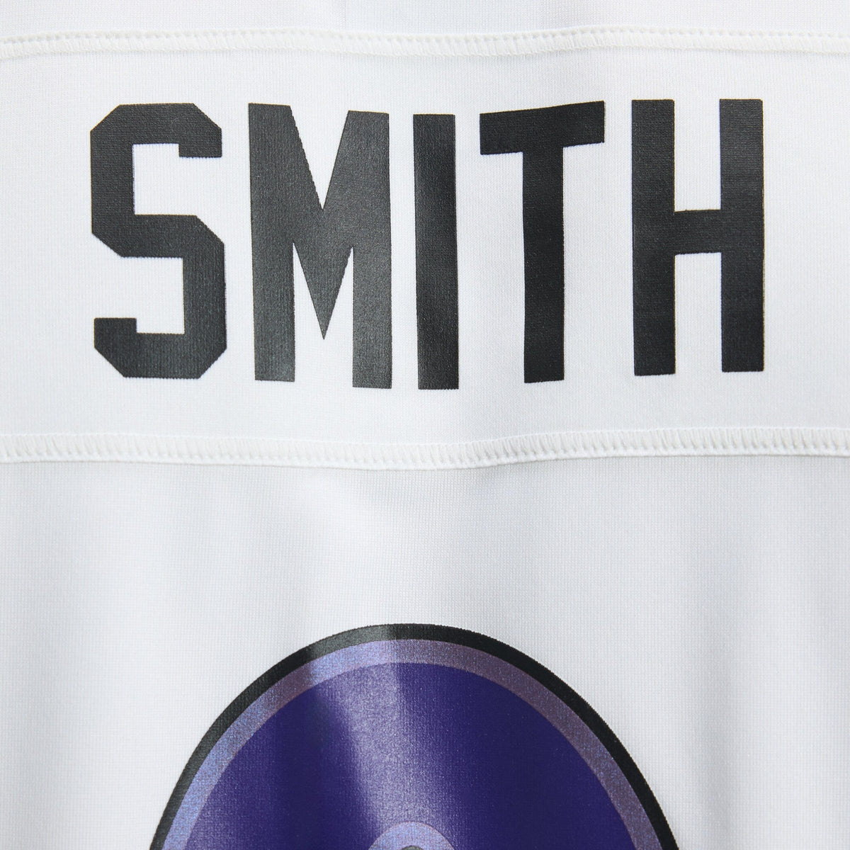 Baltimore Ravens Roquan Smith White Game Football Jersey