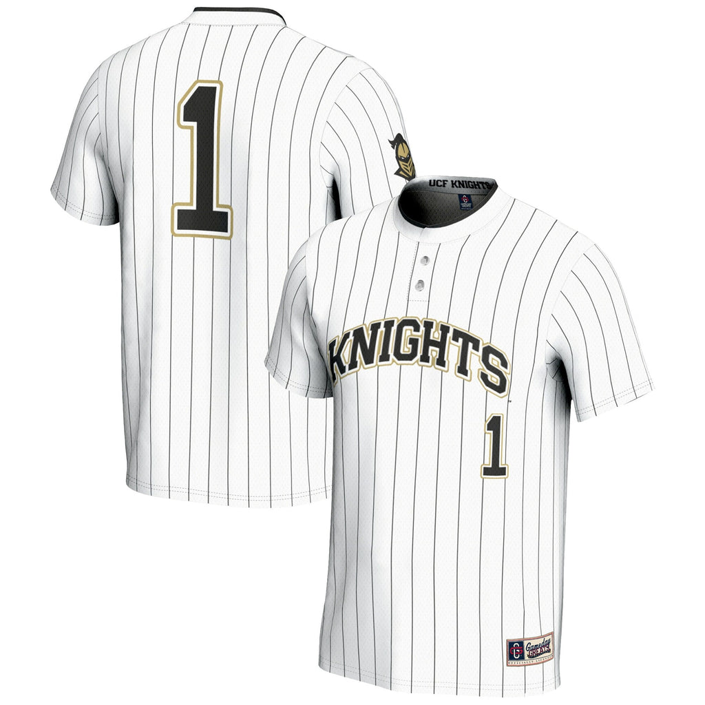 #1 UCF Knights Lightweight Softball Jersey - White