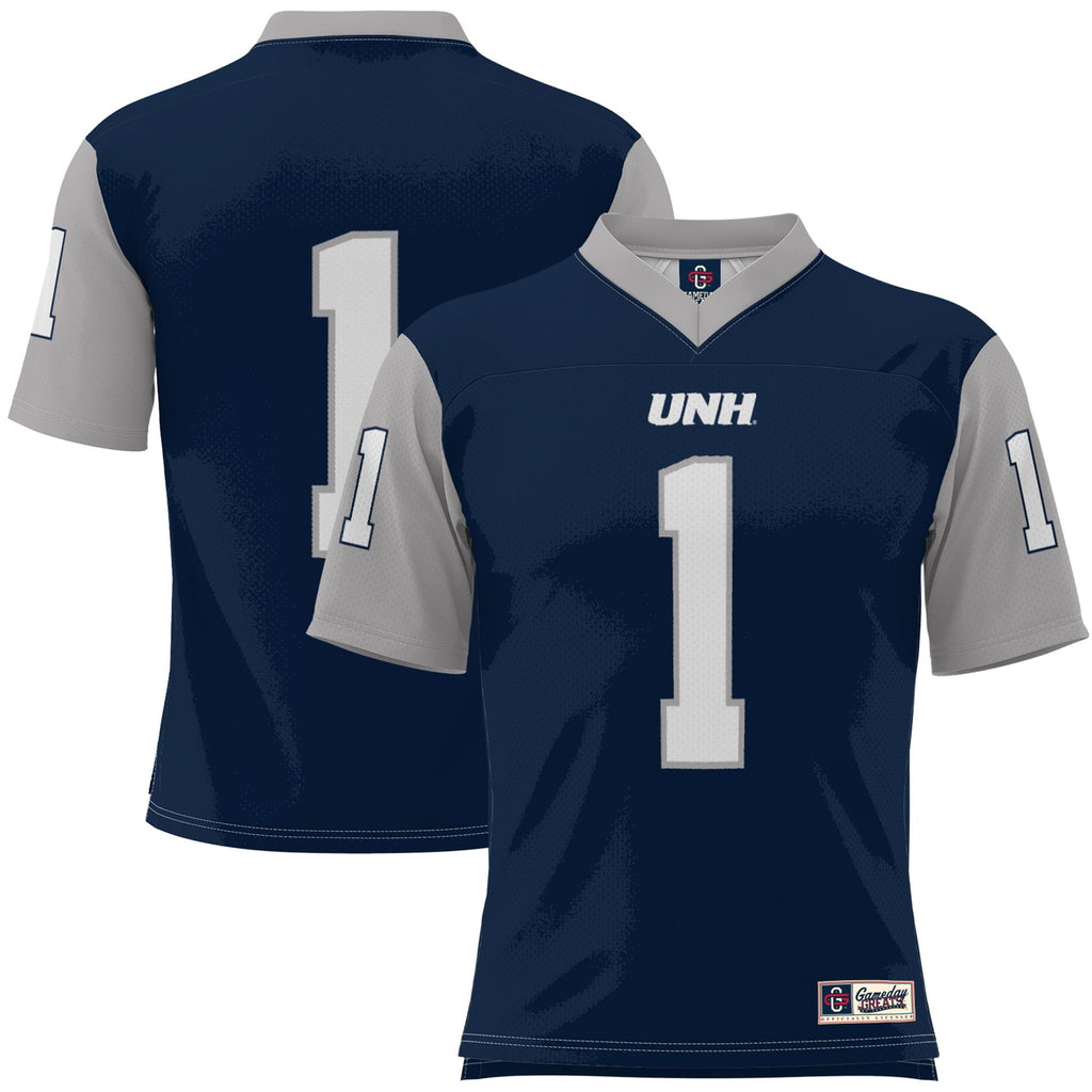 #1 New Hampshire Wildcats Football Jersey - Navy