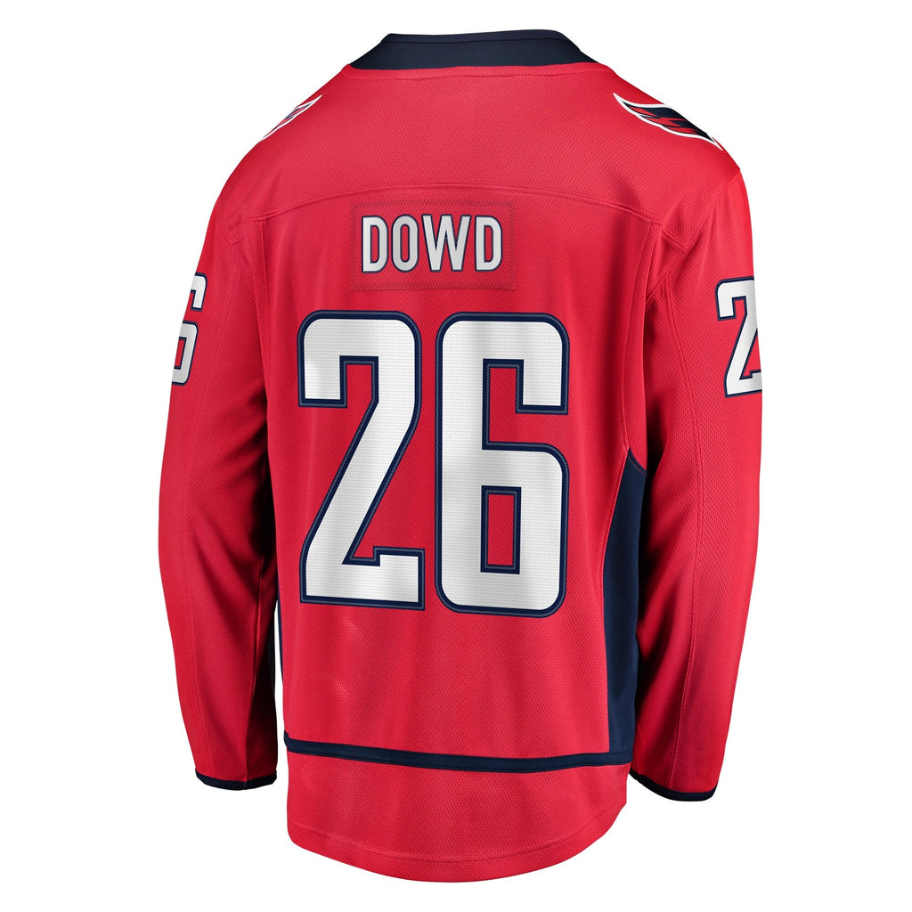 Washington Capitals Nic Dowd Red Home Breakaway Player Hockey Jersey