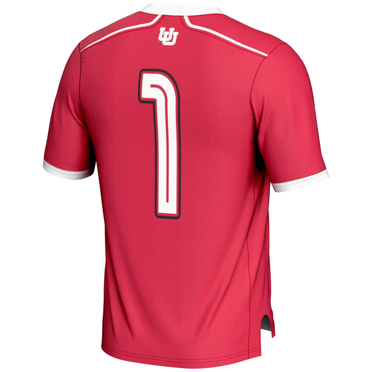 Utah Utes #1 Lightweight Lacrosse Jersey - Red