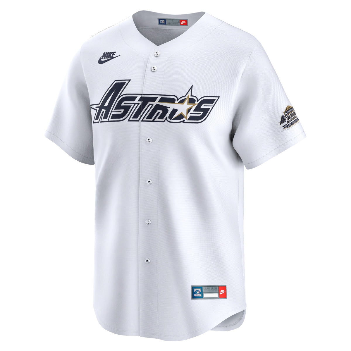 Houston Astros Craig Biggio White Throwback Cooperstown Collection Limited Baseball Jersey
