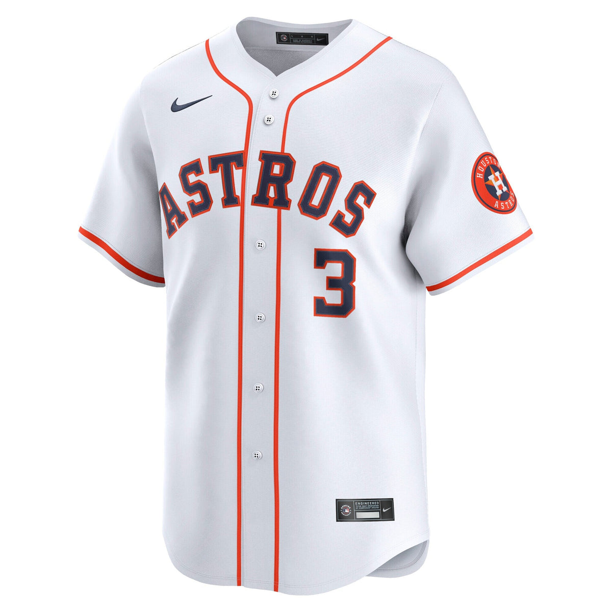 Houston Astros Jeremy Peña White Home Limited Player Baseball Jersey