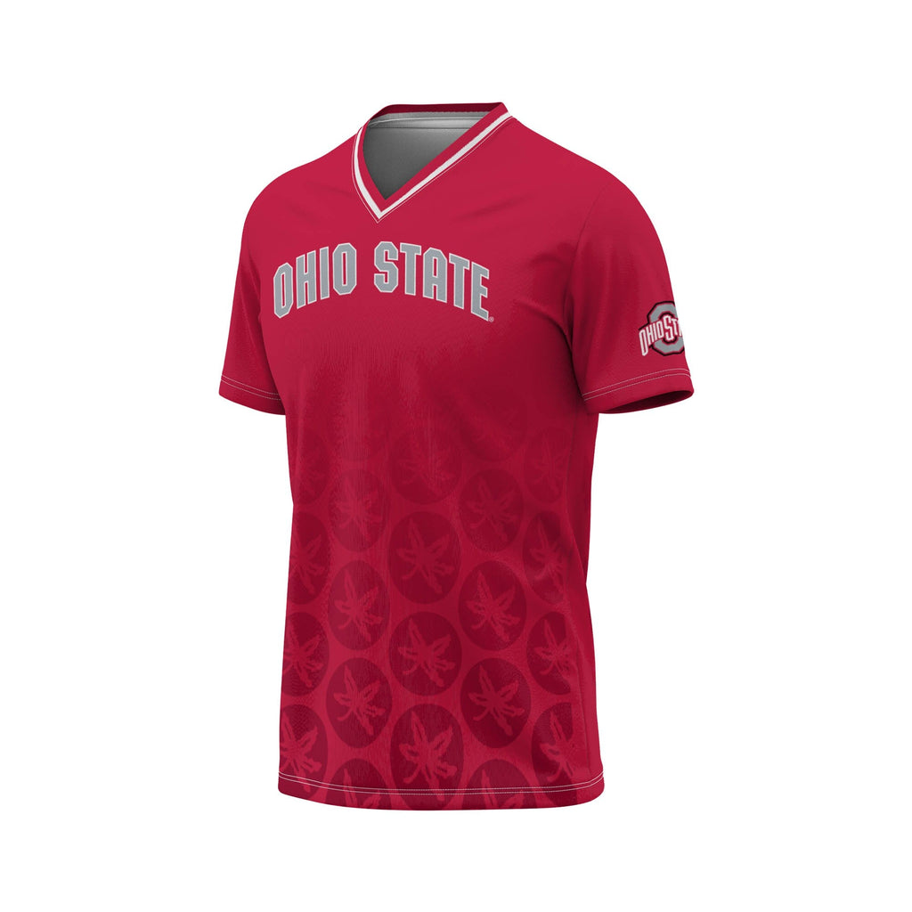 Scarlet Ohio State Buckeyes Lightweight Soccer Fashion Jersey