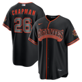 San Francisco Giants Matt Chapman Black Alternate Stadium Baseball Jersey