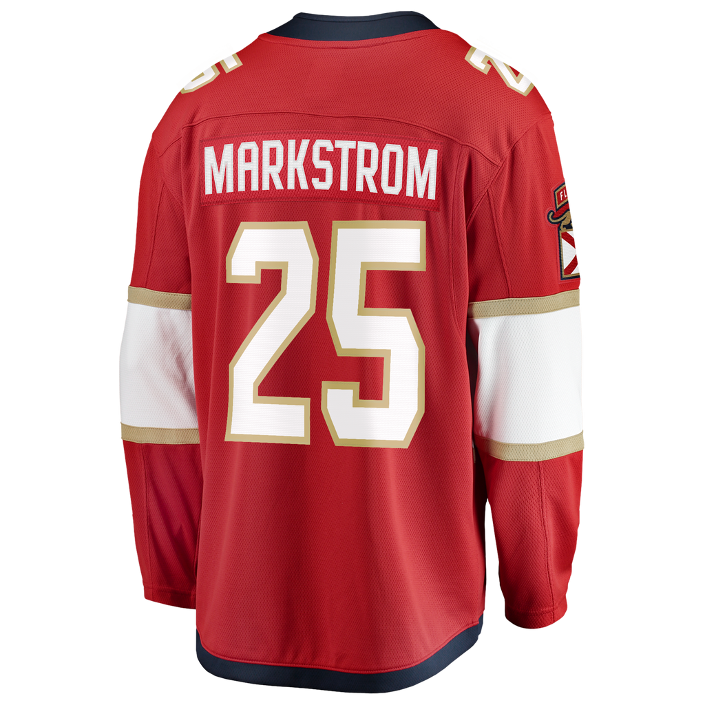 Florida Panthers Jacob Markstrom Red Home Breakaway Hockey Jersey