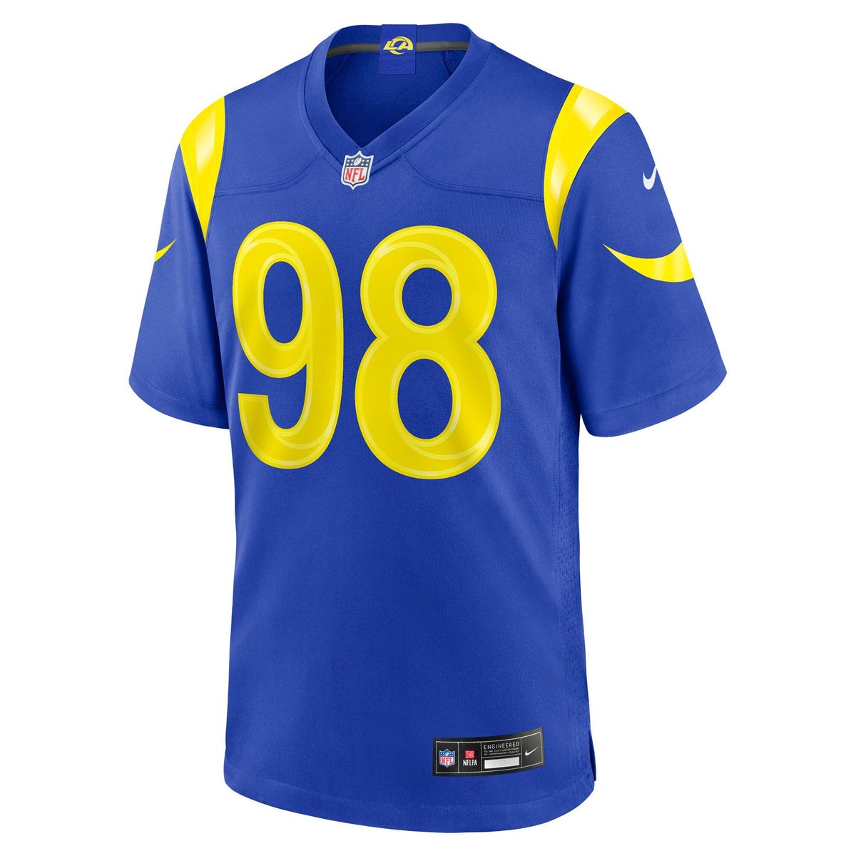 Los Angeles Rams Jaxson Moi Royal Game Football Jersey
