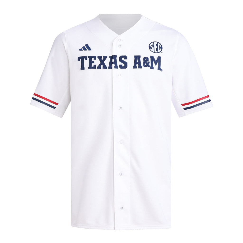 Texas A&M Aggies Replica Baseball Jersey - White