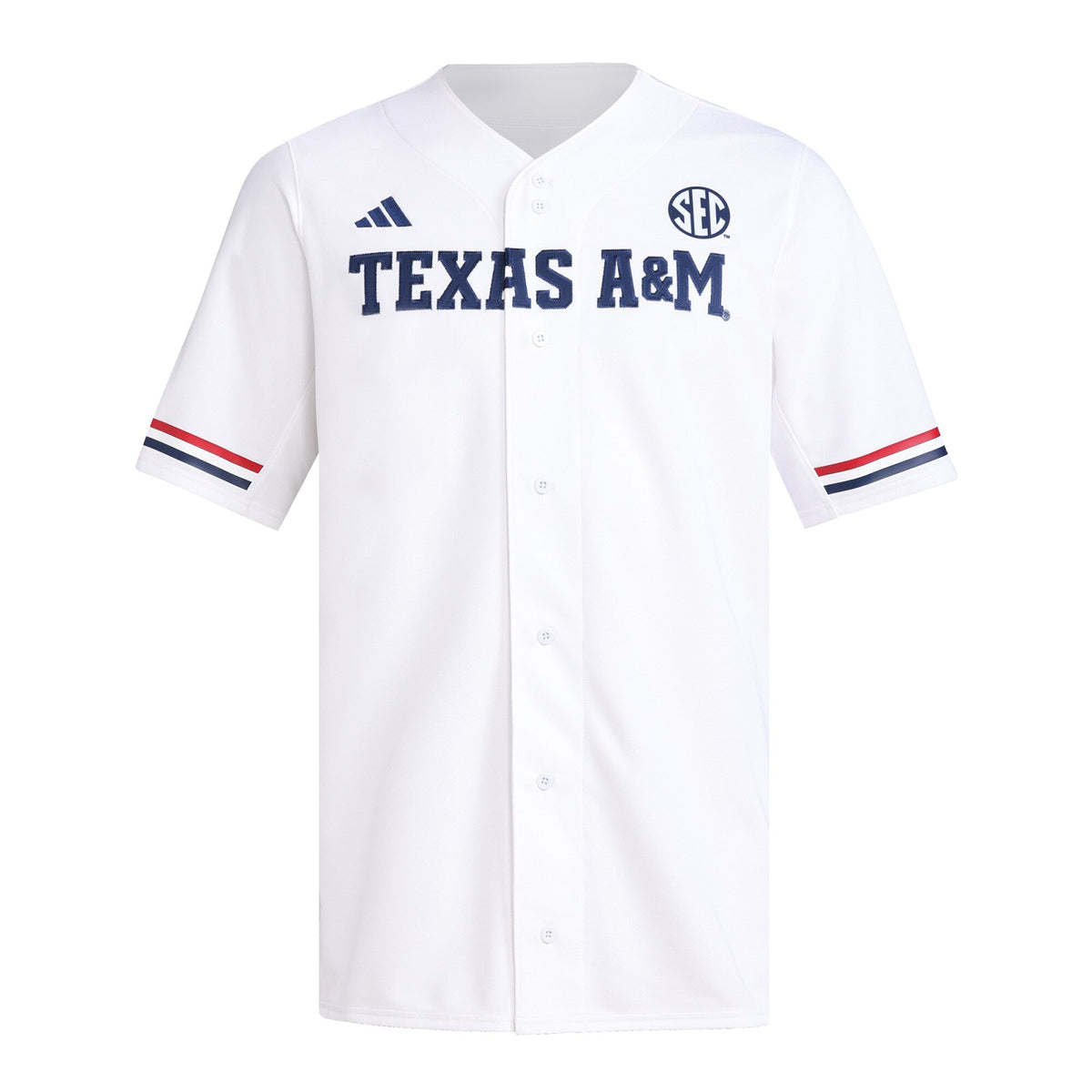 Texas A&M Aggies Replica Baseball Jersey - White
