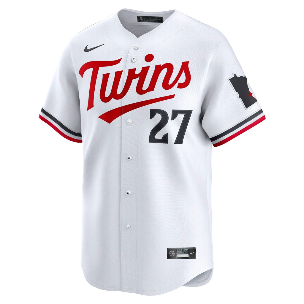 Minnesota Twins Ryan Jeffers White Home Limited Player Baseball Jersey