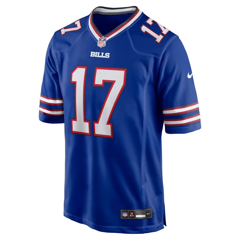 Buffalo Bills Josh Allen Royal Team Game Player Football Jersey