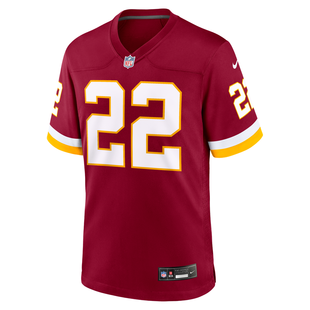 Washington Commanders Jacory Croskey-Merritt Burgundy Game Football Jersey