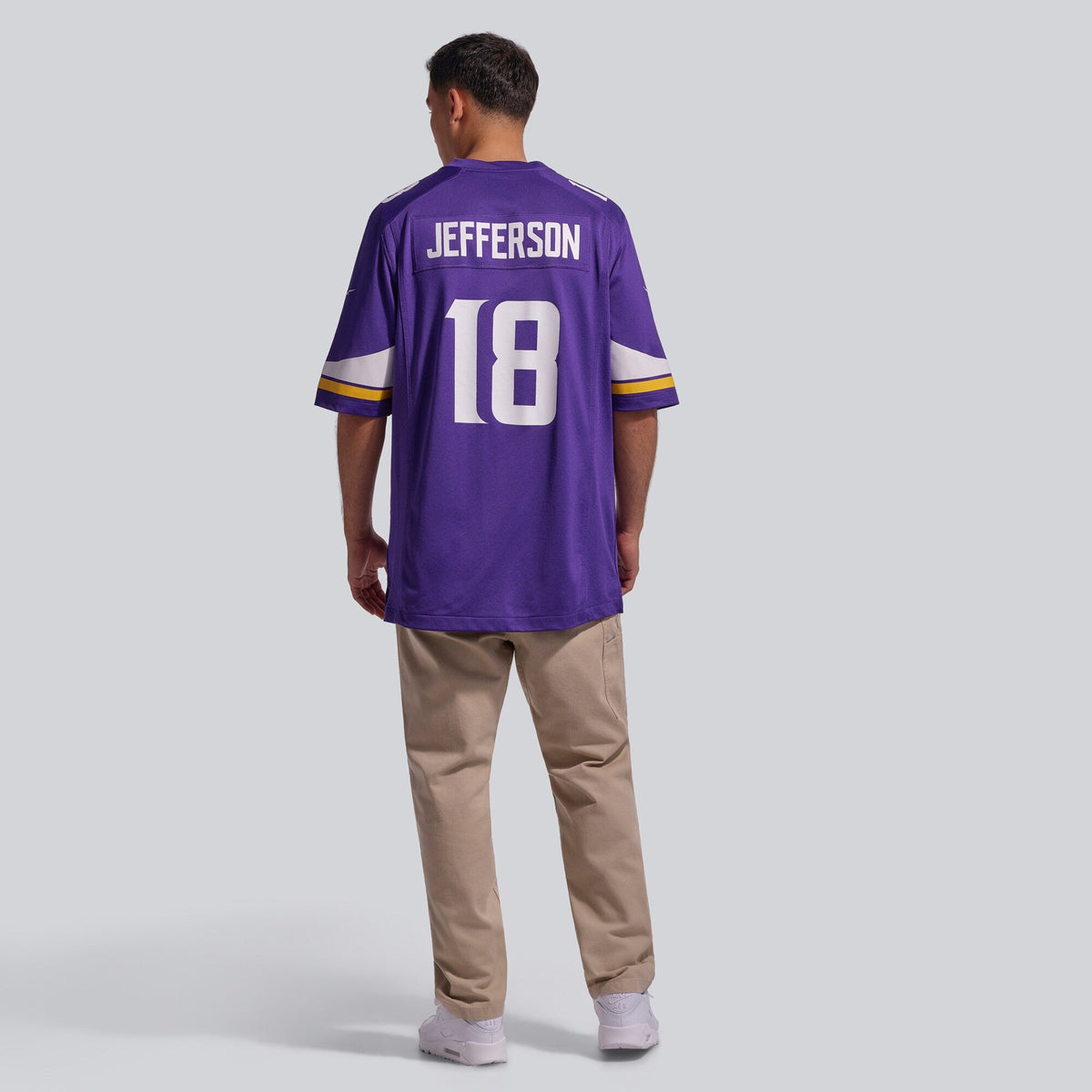 Minnesota Vikings Justin Jefferson Purple Player Game Football Jersey