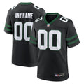 New York Jets Legacy Black Alternate Custom Game Football Jersey
