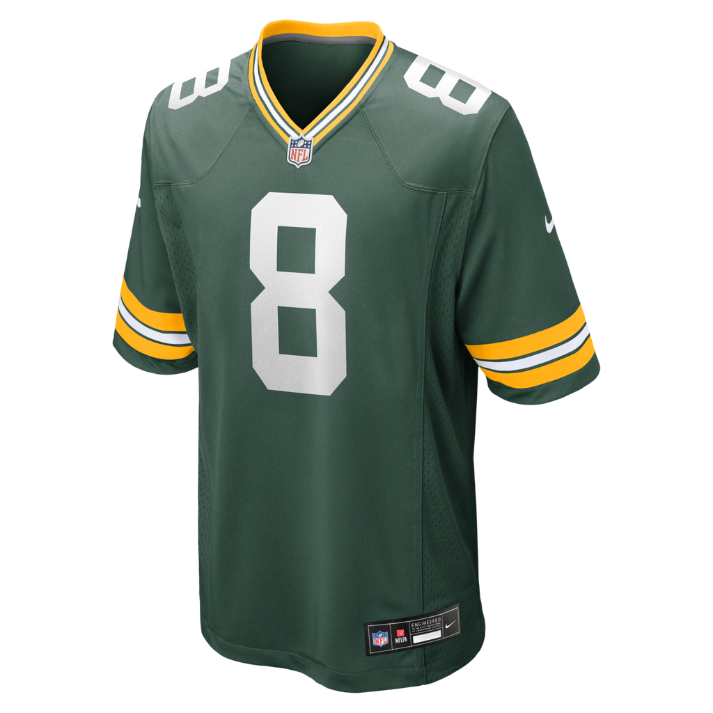 Green Bay Packers Josh Jacobs Green Team Game Football Jersey