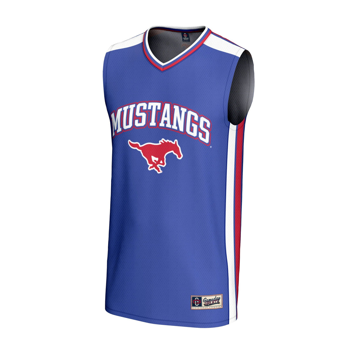 SMU Mustangs Basketball Jersey - Royal