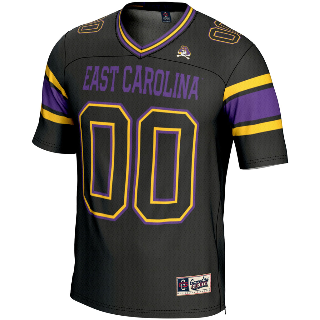 ECU Pirates NIL Pick-A-Player Football Jersey - Black