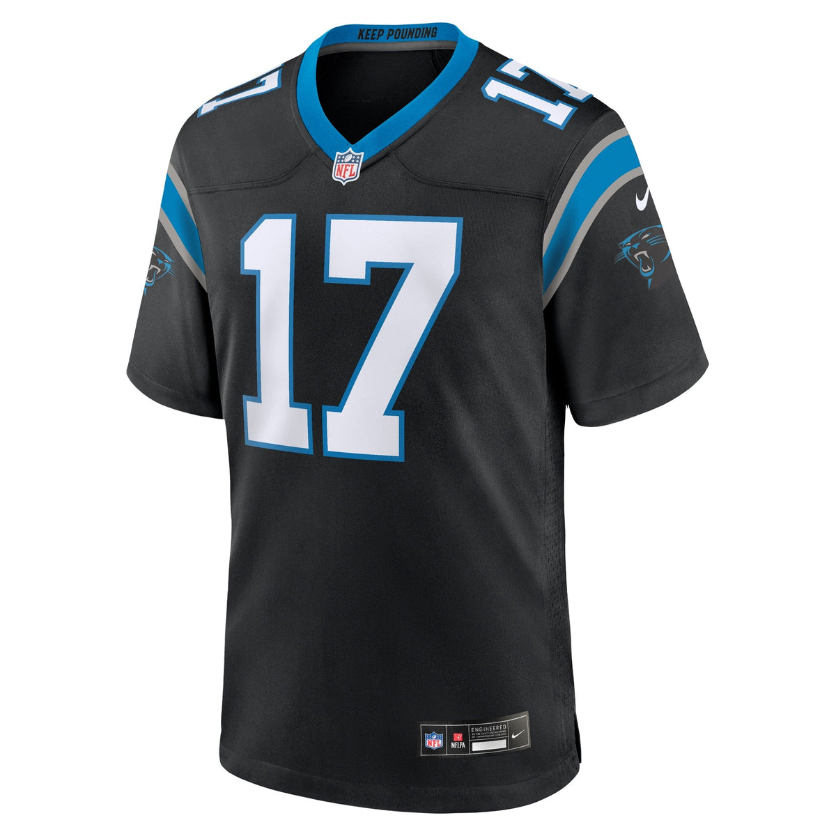 Carolina Panthers Xavier Legette Black Team Game Player Football Jersey