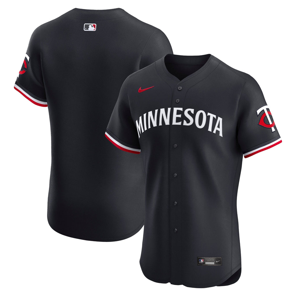 Minnesota Twins Navy Alternate 2 Elite Baseball Jersey