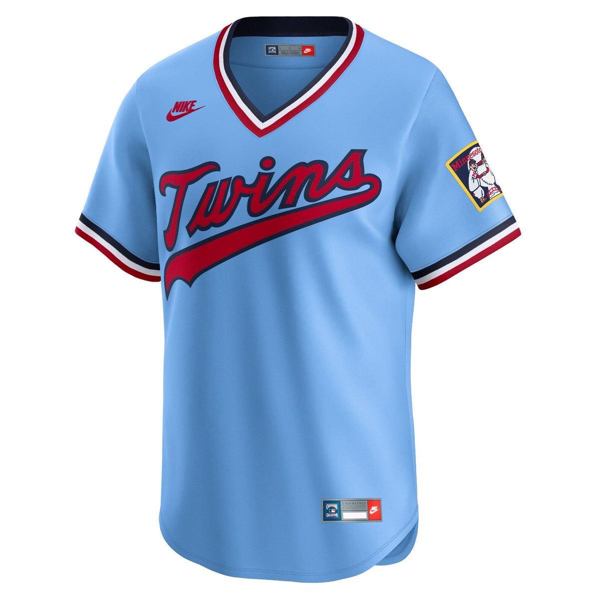 Minnesota Twins Light Blue Cooperstown Collection Limited Baseball Jersey
