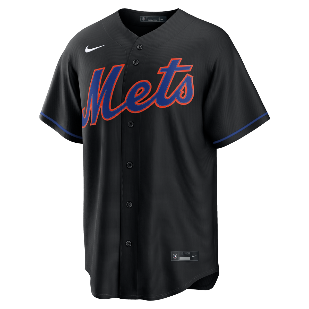 New York Mets Francisco Lindor Black Alternate Replica Baseball Jersey