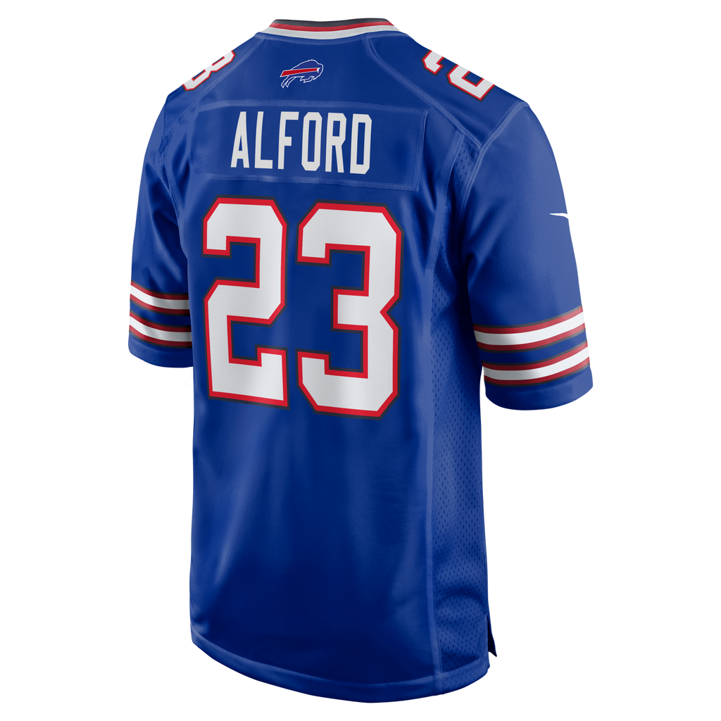 Buffalo Bills Dee Alford Royal Team Game Football Jersey