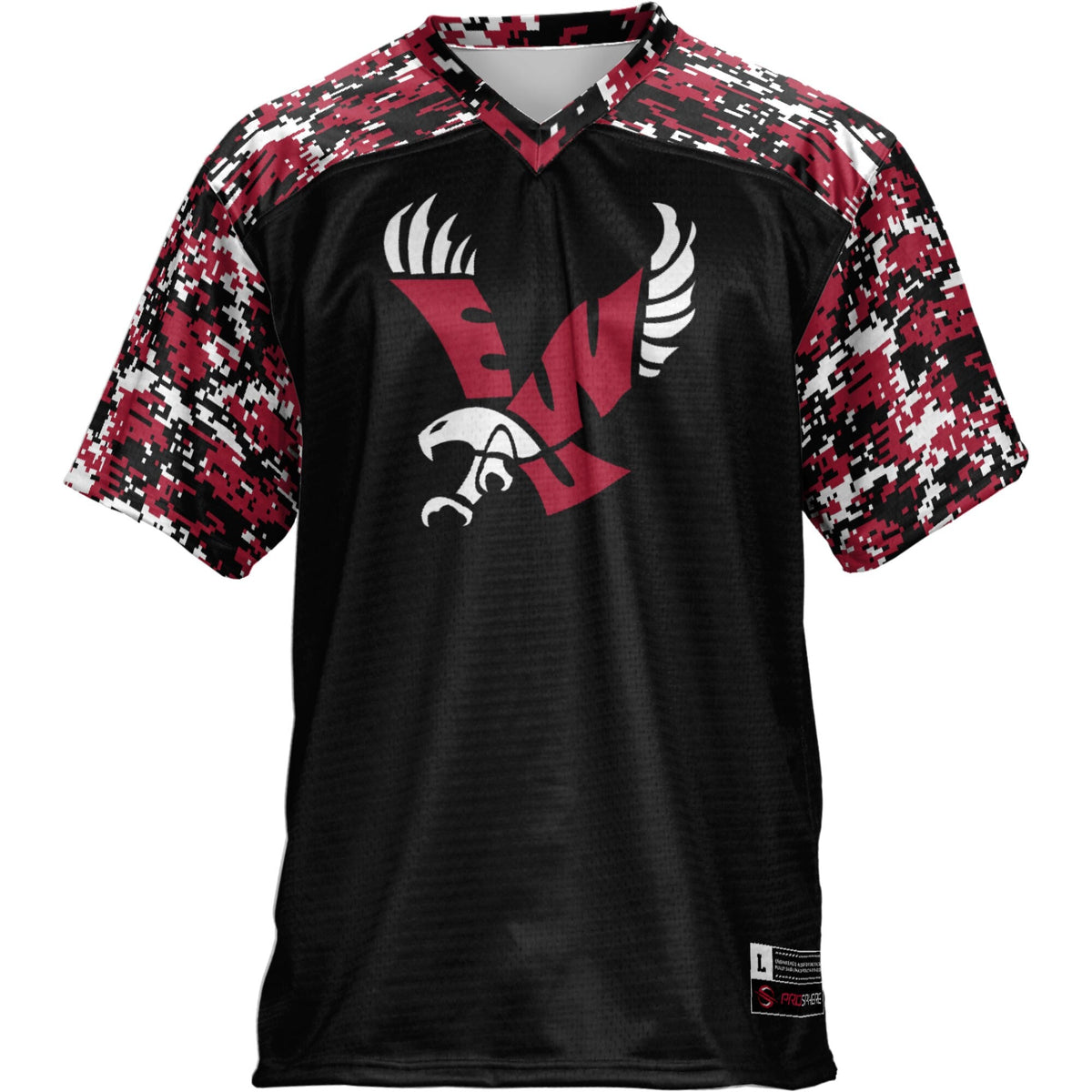 Black Eastern Washington Eagles Football Jersey