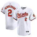 Baltimore Orioles Gunnar Henderson White Home Limited Player Baseball Jersey