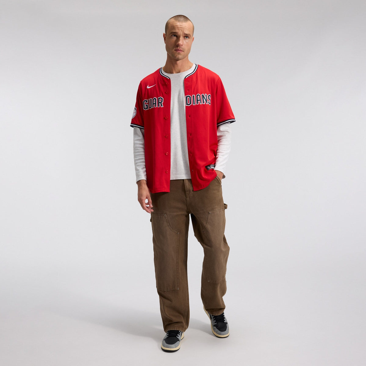 Cleveland Guardians Red Alternate Limited Baseball Jersey